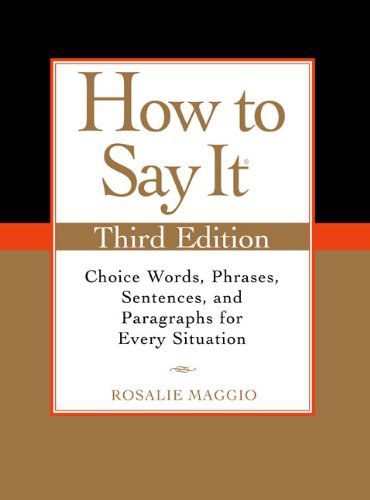 How to Say It, Third Edition