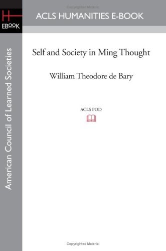 Self and Society in Ming Thought